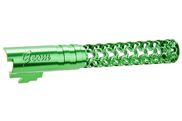 Dr. Black Hi-Capa 5.1 GBB Outer Barrel (Type -Geom, 6063 Aluminum, Green)