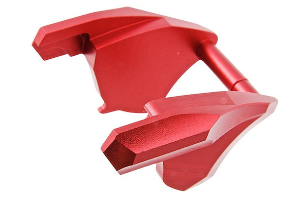 5KU Tokyo Marui Hi Capa GBB Airsoft Ambi Thumb Safety - Type 1 (Aluminum, Red)