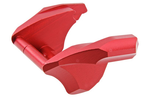 5KU Tokyo Marui Hi Capa GBB Airsoft Ambi Thumb Safety - Type 1 (Aluminum, Red)