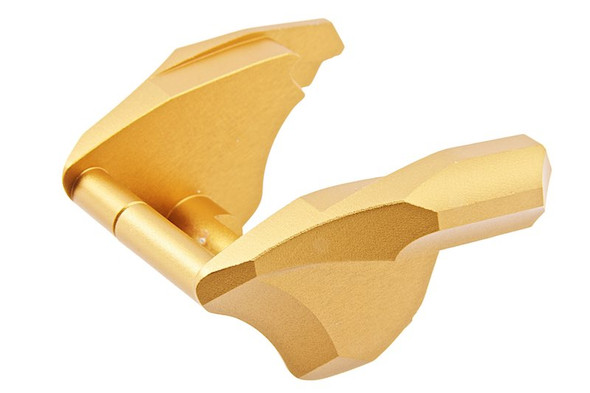 5KU Tokyo Marui Hi Capa GBB Airsoft Ambi Thumb Safety - Type 1 (Aluminum, Gold)