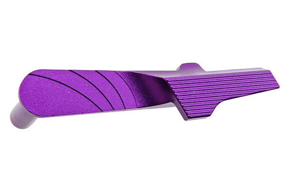 5KU Tokyo Marui Hi Capa GBB Airsoft Slide Stop - Type 1 (Aluminum, Purple)