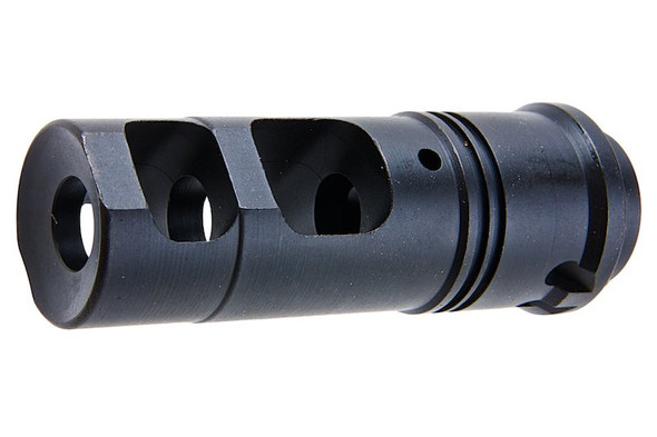 Angry Gun Socom556 Mini Dummy Silencer with Flash Hider (14mm CCW, BK) - 2026 Edition