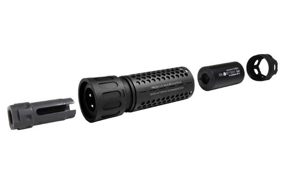 ACETECH Predator MKIII Tracer Suppressor Unit (M14CCW) w/ Blaster MS inside (Flame Effect) - Tan