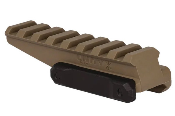PTS Unity Tactical FAST Optic Riser (20mm Rail, Polymer, DE)