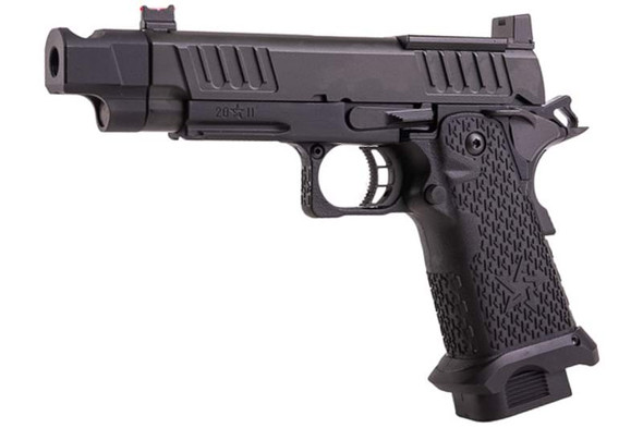 EMG 6mm Pro Shop Staccato C2 2011 with Compensator Gas Airsoft Pistol - Black (R612-4) (by Army Armament)
