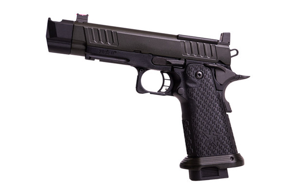 EMG 6mm Pro Shop Staccato P 2011 w/ Compensator Gas Airsoft Pistol - BK (R611-2) (by Army Armament)