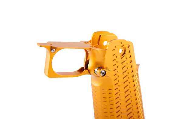 5KU Tokyo Marui Hi Capa GBB CNC Aluminum Grip (Type 6) - Gold