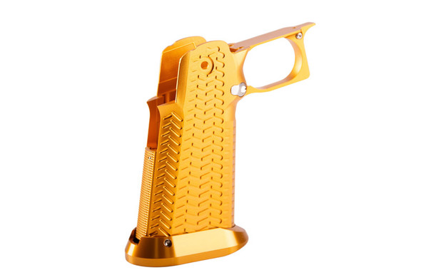 5KU Tokyo Marui Hi Capa GBB CNC Aluminum Grip (Type 6) - Gold