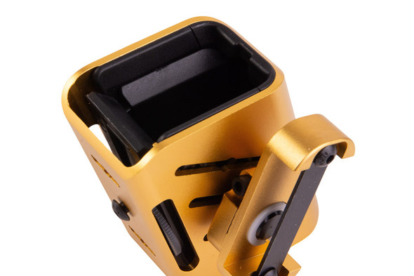 SOETAC IPSC Magazine Pouch Gen 2 (CNC Aluminum, Gold)