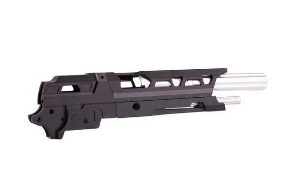 5KU Tokyo Marui Hi Capa CNC Aluminum EX 01 Frame Kit - Black w/ Silver Barrel