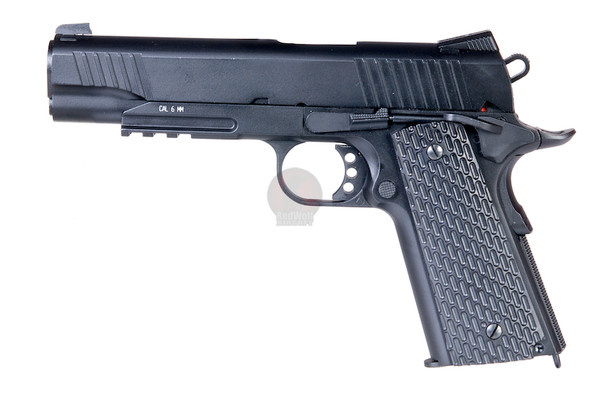 KWC 1911 Tactical CO2 Airsoft Pistol (6mm Blowback Model)