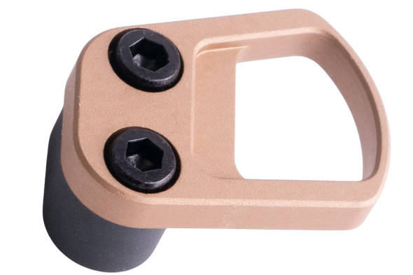 Revanchist Airsoft Tokyo Marui MWS GBB Mag Release (Type D, Tan)