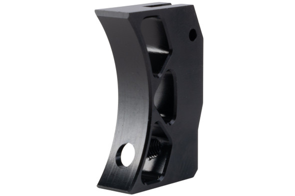 Revanchist Airsoft Hi Capa GBB Curved Trigger (Type E, Aluminum, Black)