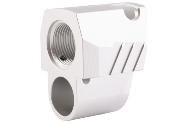 Revanchist Airsoft SIG Sauer M17 / M18 / P320 GBB Compensator (Type A, Silver)