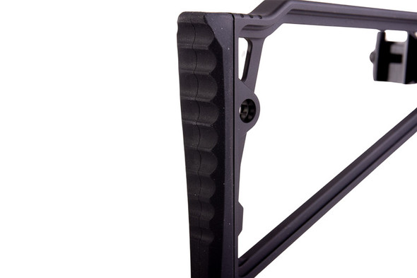5KU TS-8RP Triangle Rise Stock w/ Buttpad and 1913 Folding Mech for 20mm Rail - Black