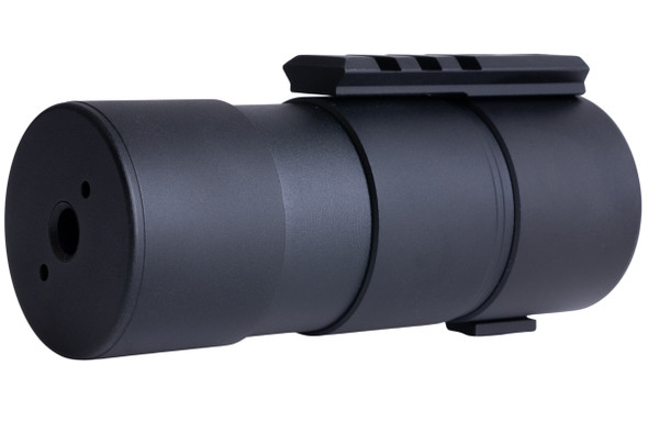 Angry Gun MP9 Mini Suppressor - Tracer Version  (Black, Inside Acetech AT2000R)