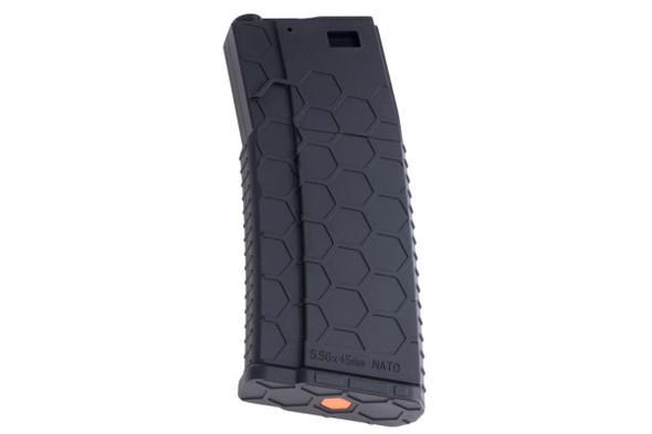 EMG Hexmag Airsoft Polymer AEG Magazine (230rds, Black, by Dytac)