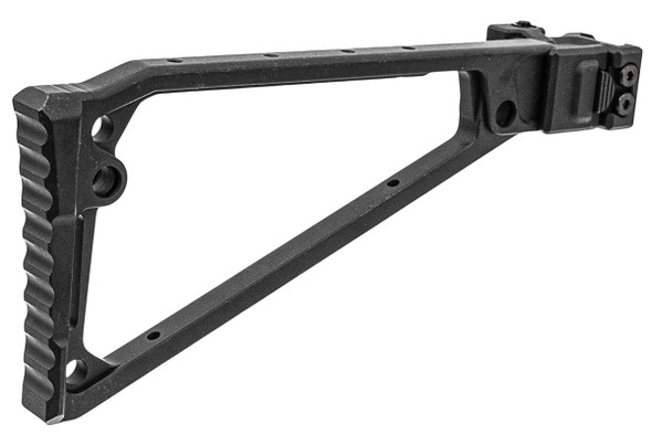 Maple Leaf 'Triangle' Folding Stock with Hinge (CNC Aluminum, Black)