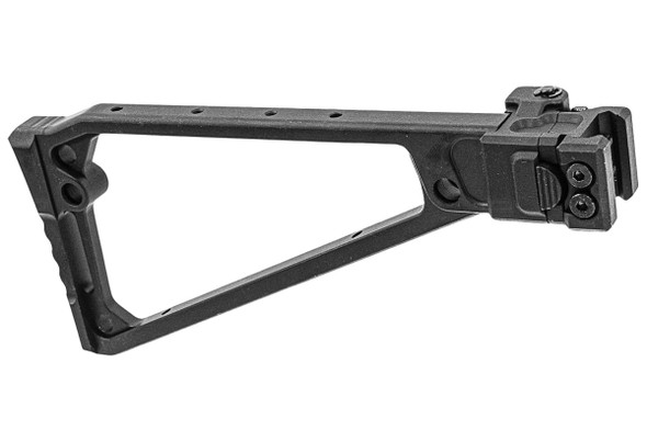 Maple Leaf 'Triangle' Folding Stock with Hinge (CNC Aluminum, Black)