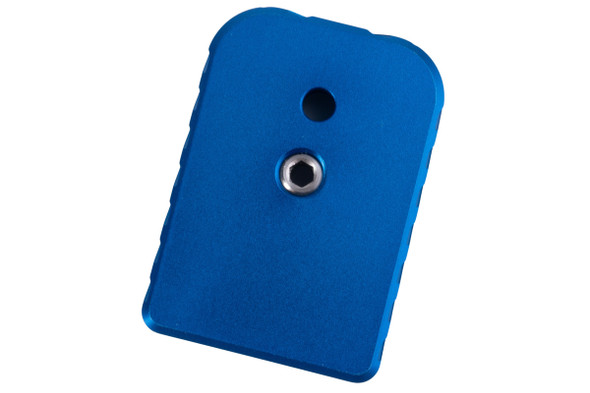 Revanchist Airsoft Tokyo Marui Hi-Capa GBB Magazine Base (Type B, Aluminum, Blue)