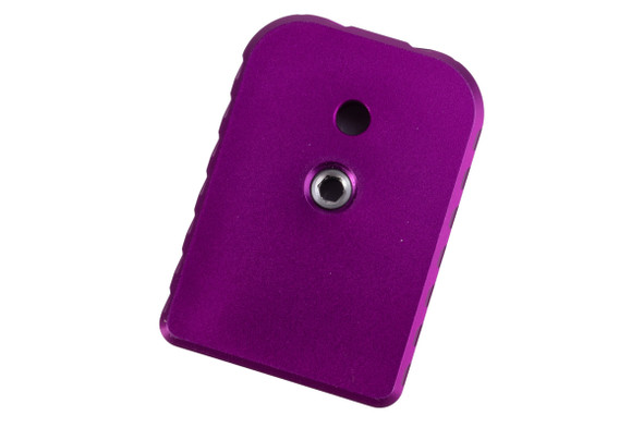 Revanchist Airsoft Tokyo Marui Hi-Capa GBB Magazine Base (Type B, Aluminum, Purple)