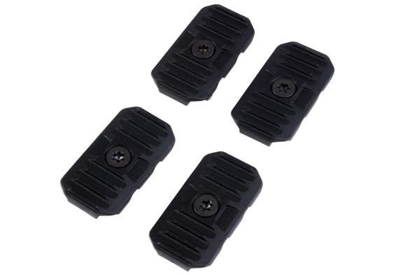 Strike Industries Mlok Rail Covers with Cable Management System - (Short, Black, 4pcs/set)