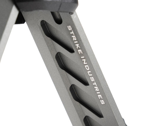 Strike Industries Bipod Grip with Aluminum Legs for 1913 Picatinny Rails - Titan