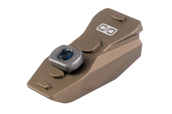 Strike Industries LINK Angled QD Mount - FDE (for Mlok and Keymod Rails)