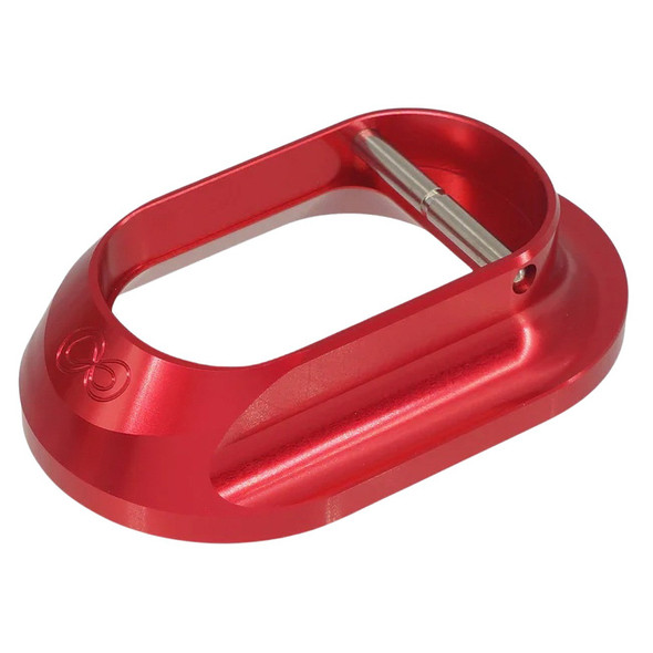 5KU Aluminum XL Infinity Magwell for Aluminum Grip Only - Red