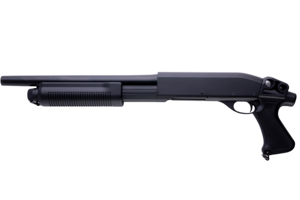 CYMA M870 3-Round Burst Multi-Shot Shell Loading Airsoft Shotgun (Pistol Grip)(CM351)