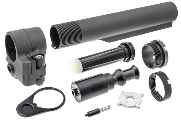 RGW Tokyo Marui MWS GBB Airsoft LT Style Folding Stock Adaptor Set - Black