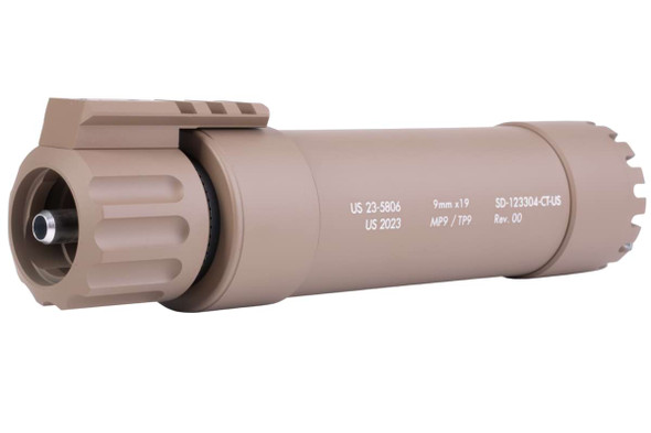 Angry Gun KWA MP9 / KSC TP9 Power Up Suppressor - 2024 Ver. (FDE)