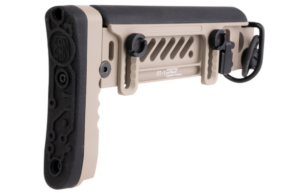 5KU AK PT-1 Stock (Telescopic Side Folding Gen 2) for LCT / GHK / CYMA Airsoft AK AEG / GBBR Series - TAN