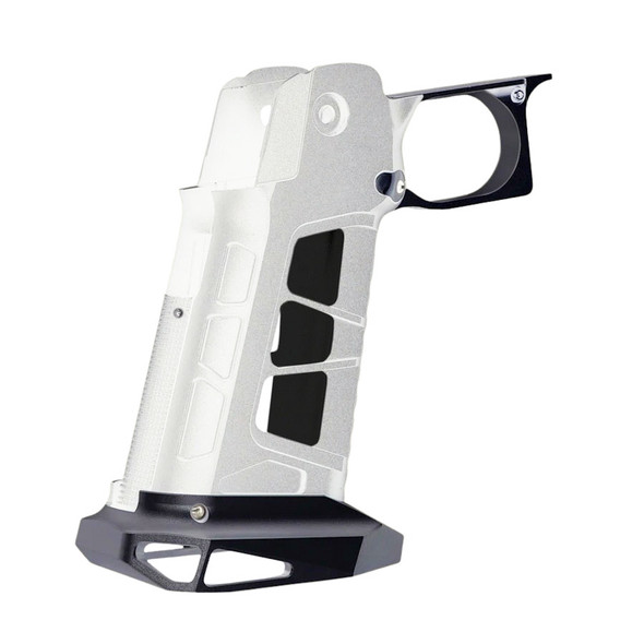 5KU Tokyo Marui Hi Capa GBB CNC Aluminum Grip (Type 7) - Silver
