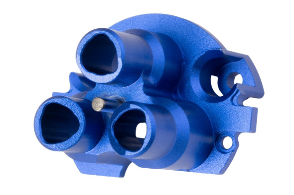 C&C Tac Tokyo Marui SAIGA 12 GBB Enhanced Nozzle Feeding Front Lip (CNC Aluminum) - Blue