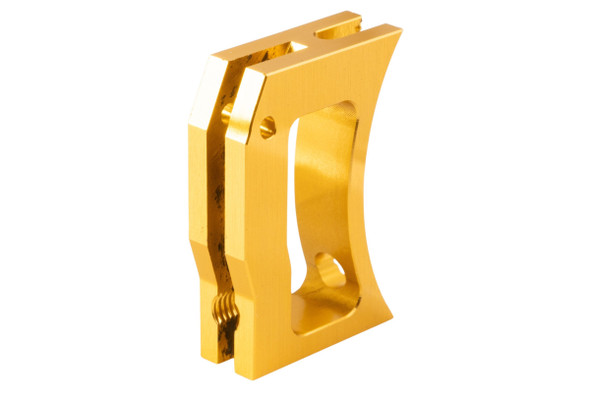 Revanchist Airsoft Tokyo Marui Hi Capa GBB Curved Trigger (CNC Aluminum, Type F, Gold)