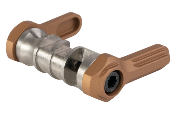 Revanchist Airsoft VFC M4 GBBR Ambi Selector (Stainless Steel, Type B, Tan)