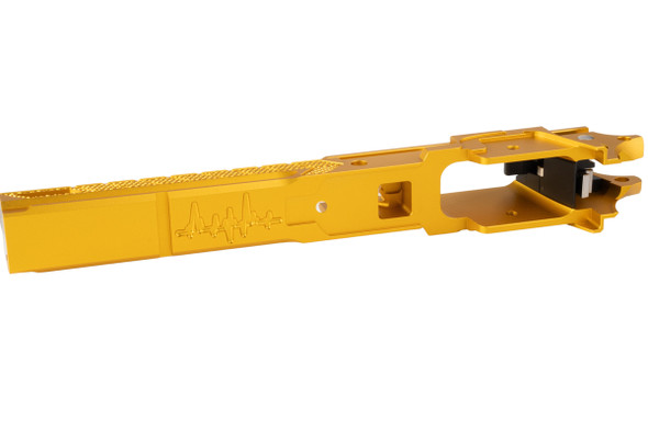 Dr. Black Tokyo Marui Hi Capa 5.1 GBB Frame (Style 05, CNC Aluminum, Gold)