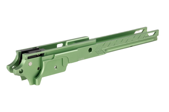 Dr. Black Tokyo Marui Hi Capa 5.1 GBB Frame (Style 05, CNC Aluminum, Green)