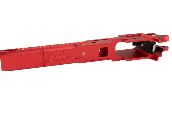 Dr. Black Tokyo Marui Hi Capa 5.1 GBB Frame (Style 05, CNC Aluminum, Red)