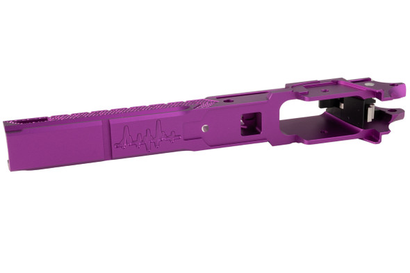 Dr. Black Tokyo Marui Hi Capa 5.1 GBB Frame (Style 05, CNC Aluminum, Purple)