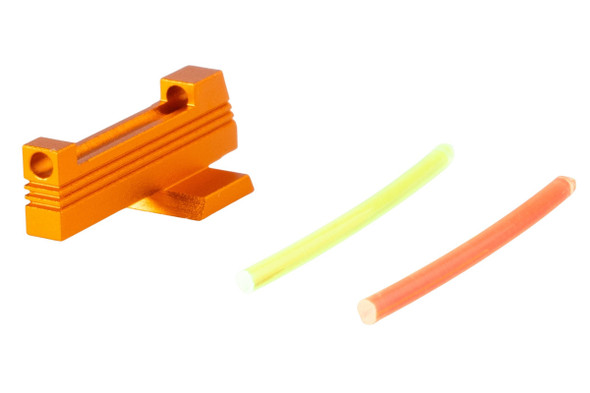 Dr. Black Tokyo Marui Hi Capa Fiber Optic Front Sight (Aluminum, Orange)