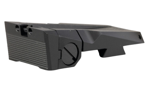 Dr. Black Tokyo Marui Hi Capa 5.1 GBB Fiber Optic Rear Sight (Aluminum, Black)