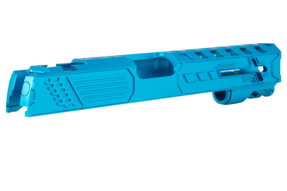 Dr. Black Tokyo Marui Hi Capa 5.1 GBB 'Royal' Slide (Aluminum, Aqua)