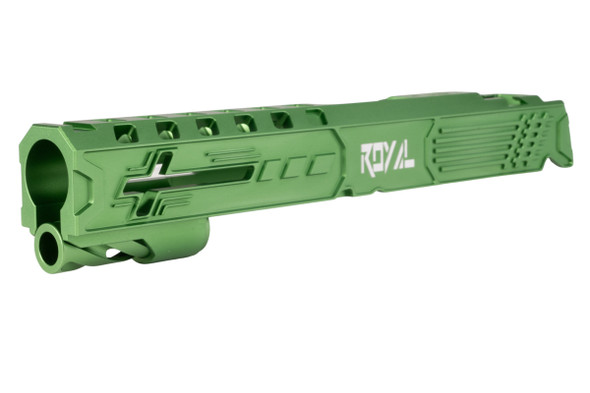 Dr. Black Tokyo Marui Hi Capa 5.1 GBB 'Royal' Slide (Aluminum, Green)