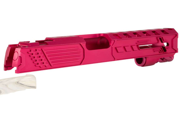 Dr. Black Tokyo Marui Hi Capa 5.1 GBB 'Royal' Slide (Aluminum, Magenta)