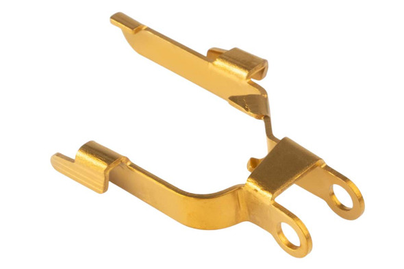 COWCOW Technology Action Army AAP01 GBB Airsoft Stainless Steel Slide Lock - Gold