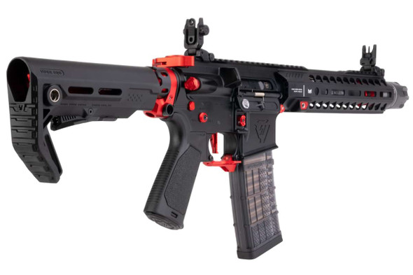 EMG Strike Industries AR Strike Raider SBR GBB Airsoft M4 Rifle (CYMA CGS System) - 10 inch BK / RD