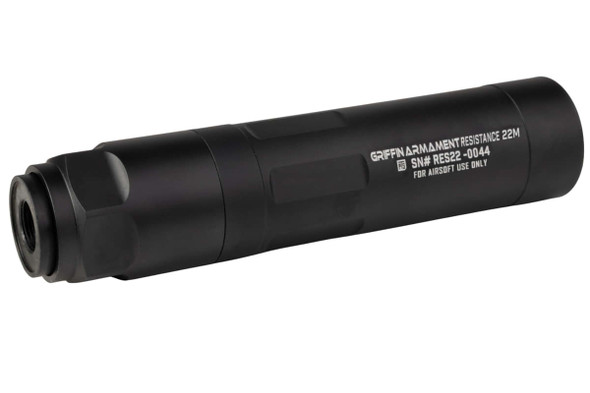 PTS Griffin Armament Resistance 22 (R22) Tape Mount Modualr Suppressor (Dummy Version) - BK