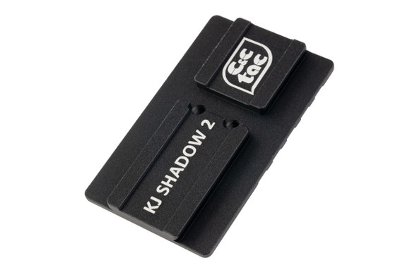 C&C Tac KJ Works / ASG CZ Shadow 2 GBB Low Profile ACRO Sight Adapter Plate Mount - Black